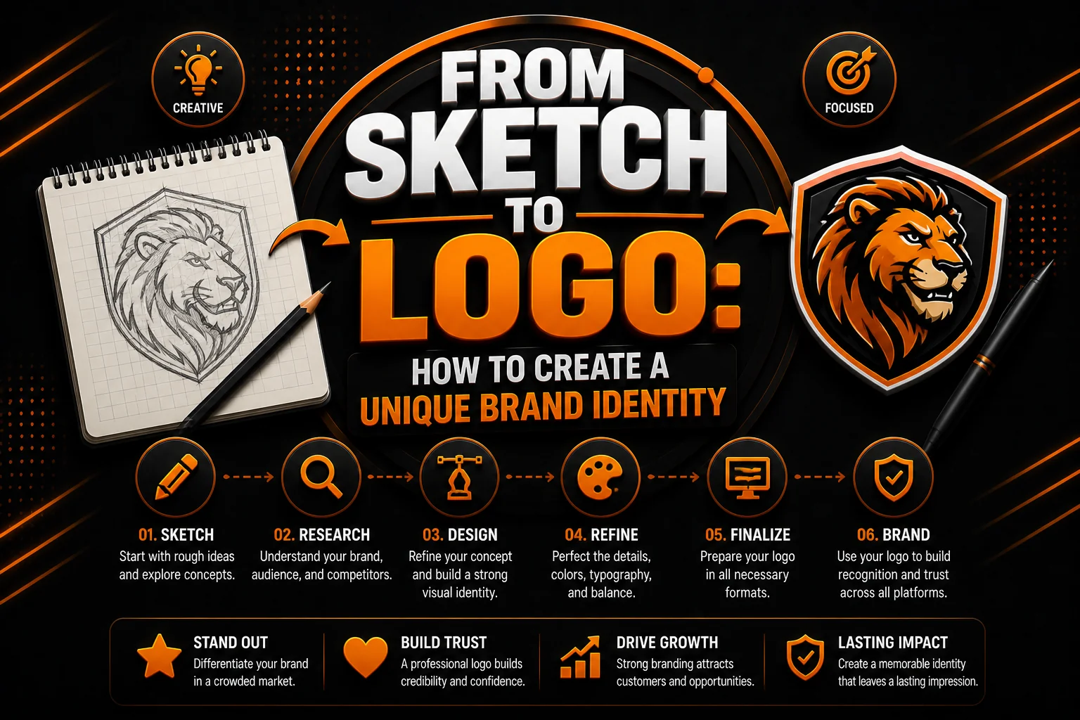 Creating a Logo from a Sketch