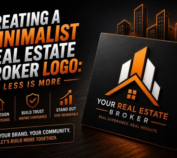 Creating a Minimalist Real Estate Broker Logo 360x320