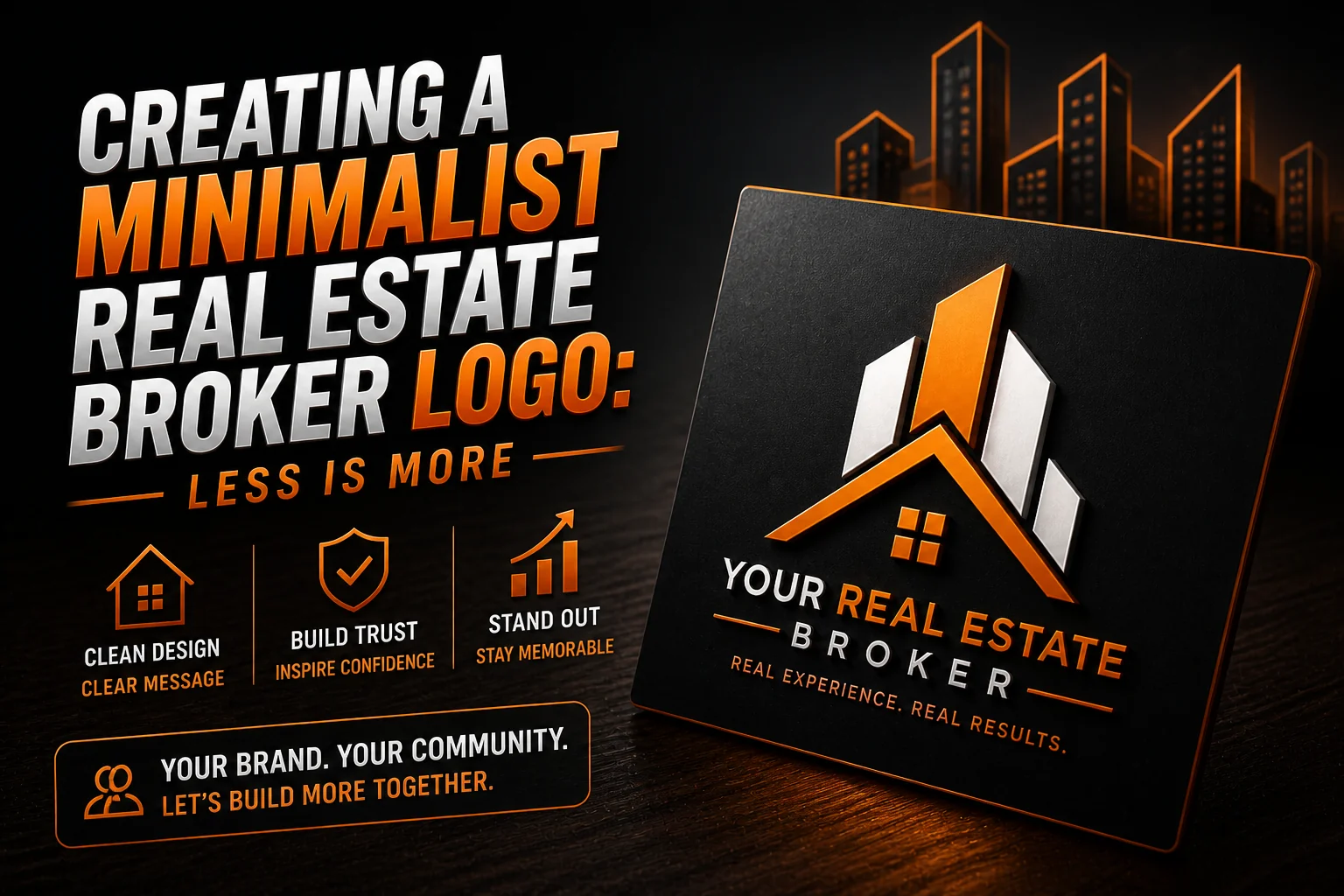 Creating a Minimalist Real Estate Broker Logo