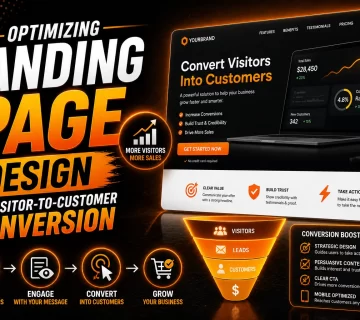 Optimizing Landing Page Design for Visitor to Customer Conversion 360x320
