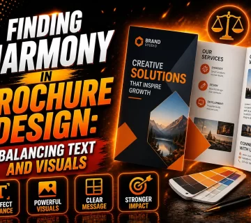 Finding Harmony in Brochure Design Balancing Text and Visuals 360x320