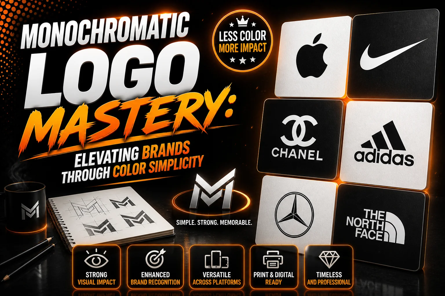 Monochromatic Logo Mastery