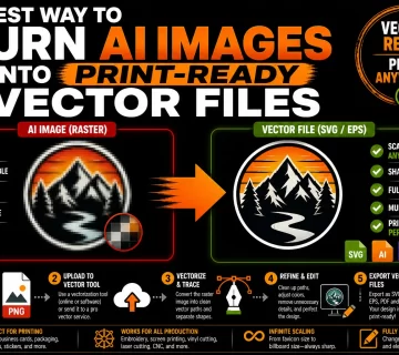 Best Way to Turn AI Images into Print Ready Vector Files 360x320