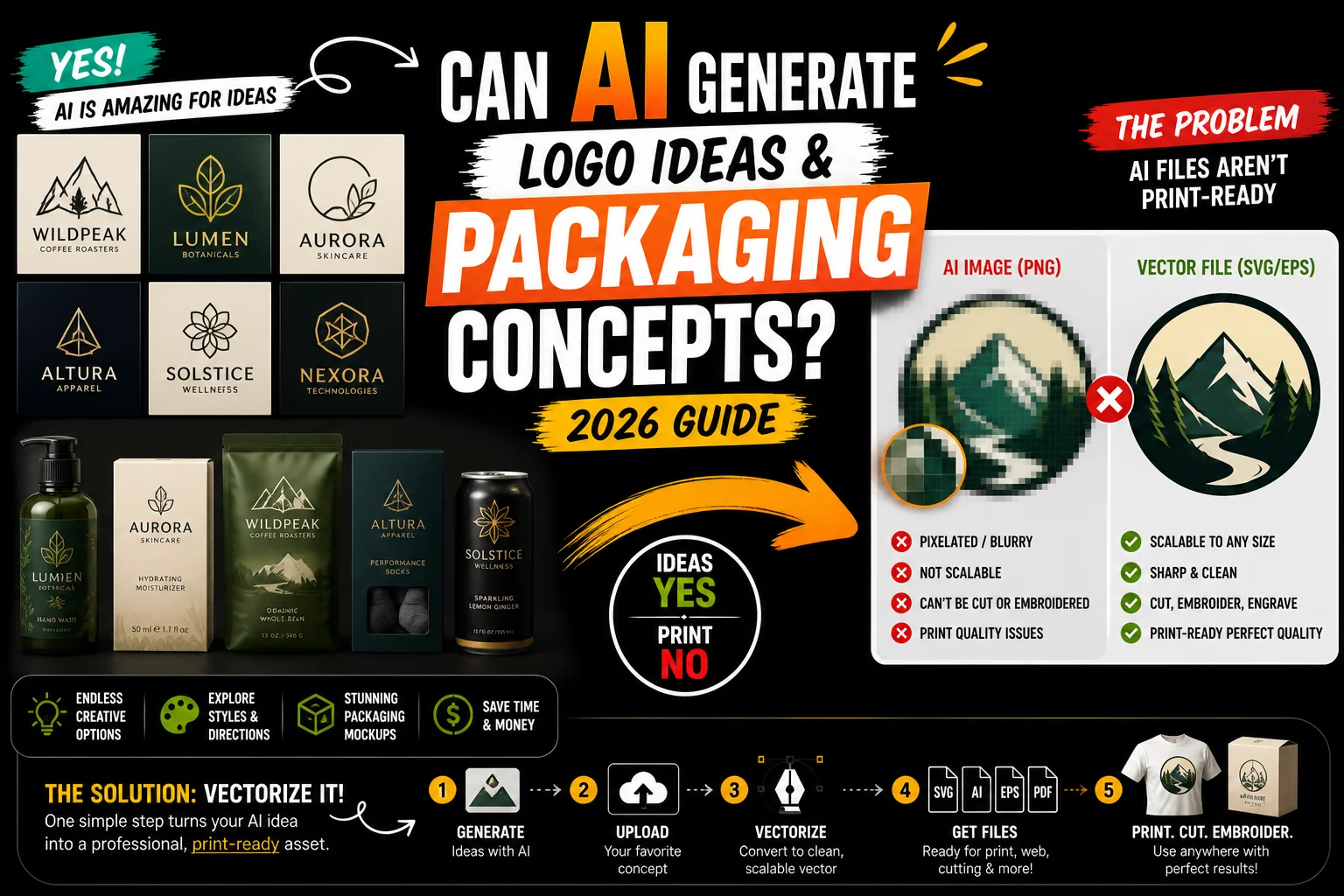 Can AI Generate Logo Ideas and Packaging Concepts