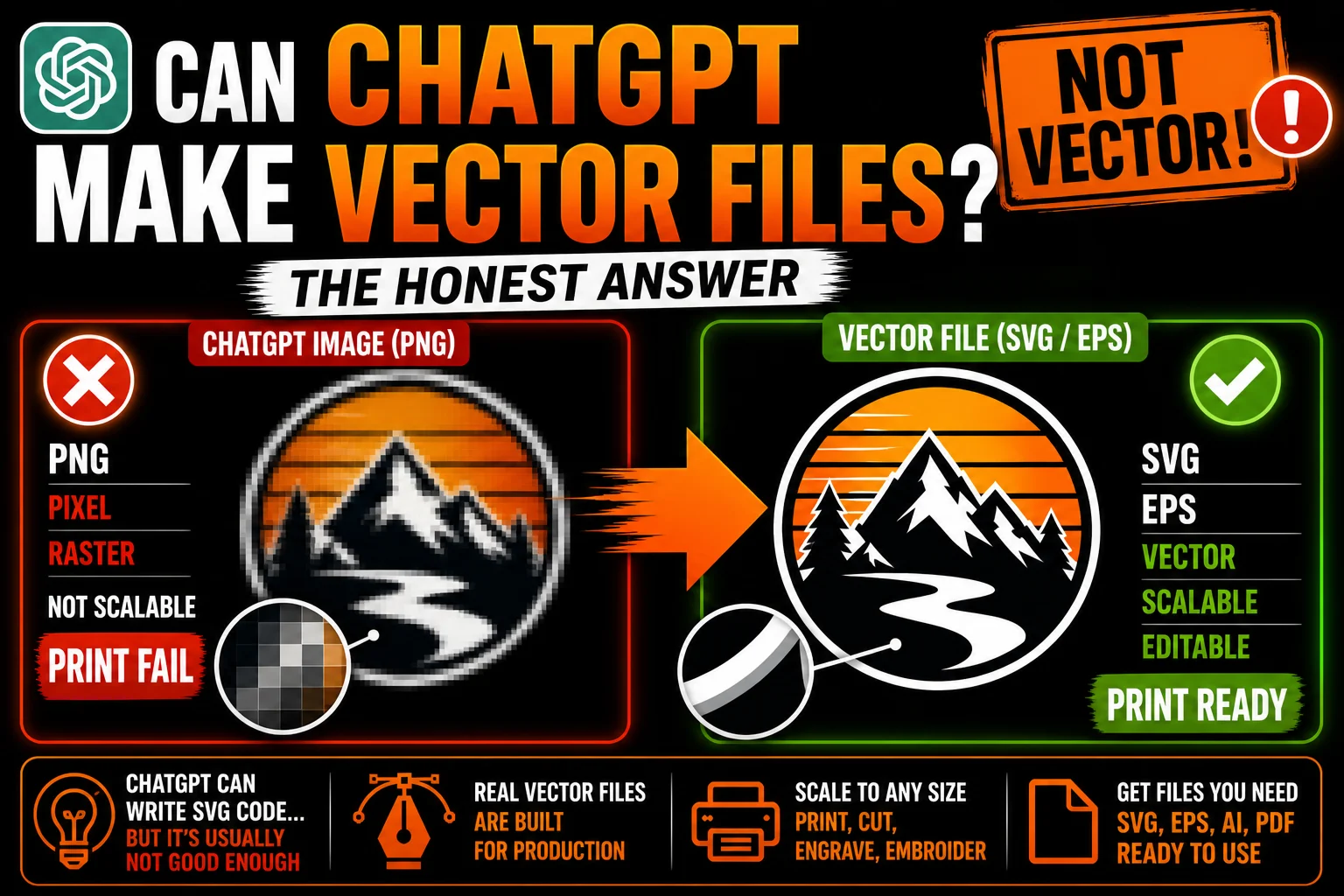 Can ChatGPT Make Vector Files The Honest Answer