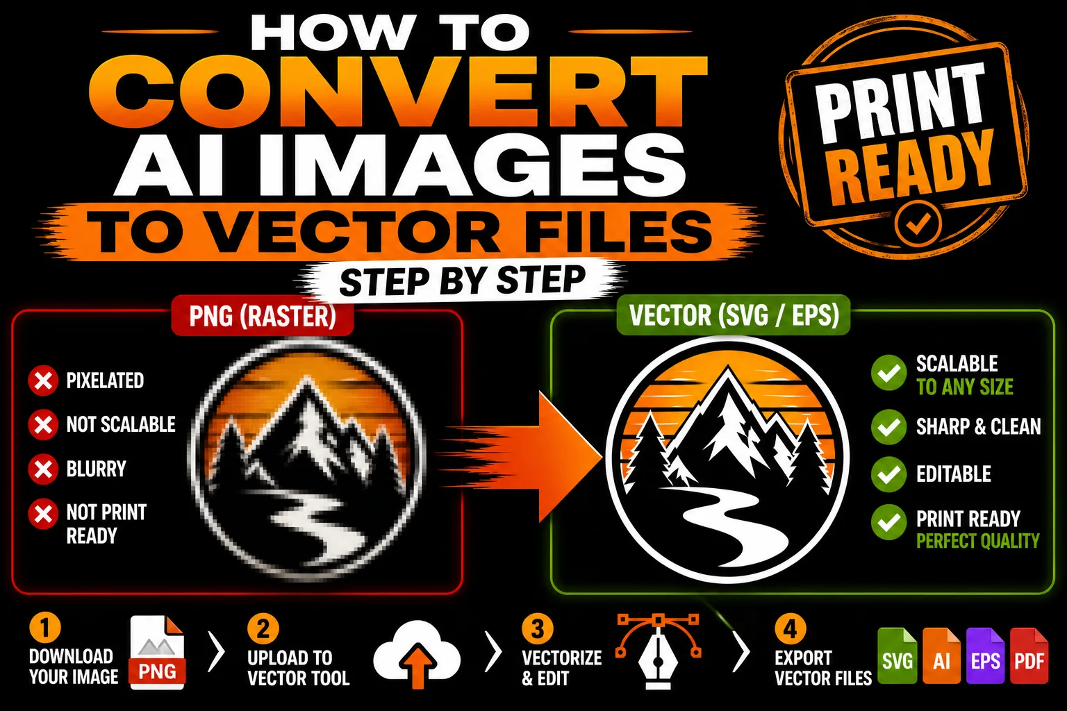 How to Convert ChatGPT Images to Vector Files Step by Step