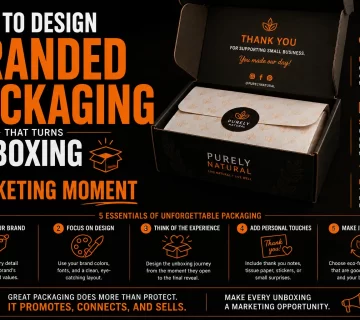 Branded packaging design unboxing marketing 1 360x320