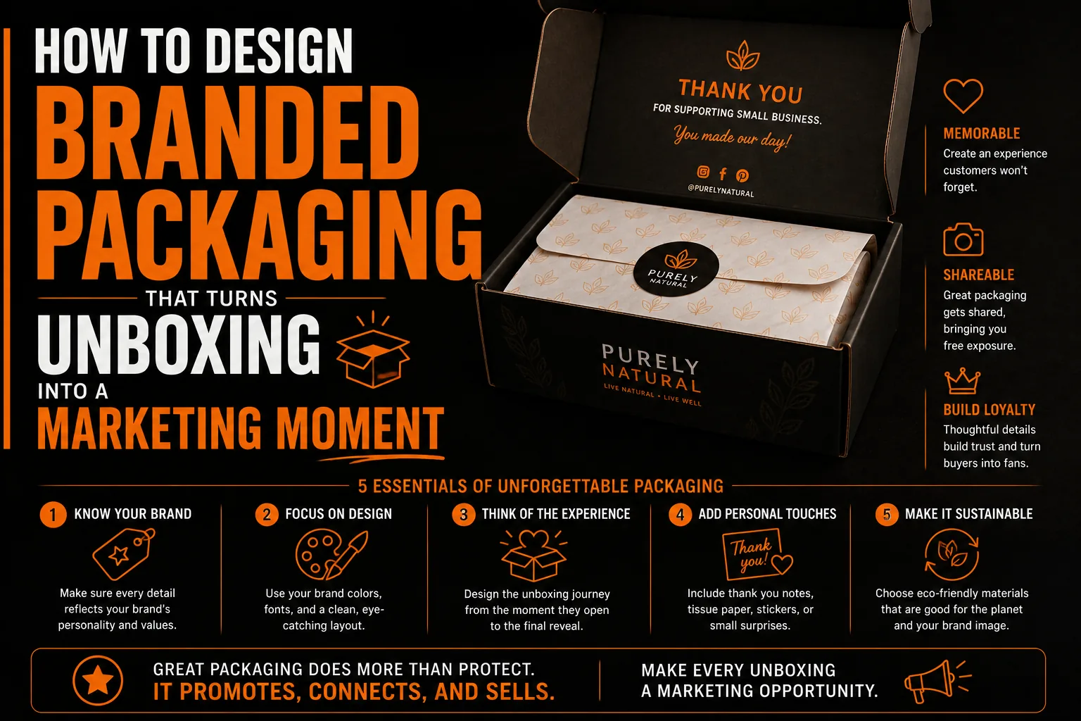 Branded packaging design unboxing marketing 1