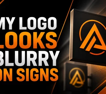 Logo blurry on signs fix 360x320
