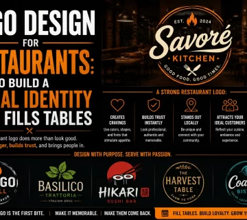 Logo design restaurants visual identity 1 360x320