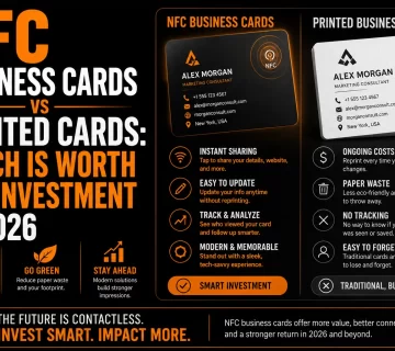 Nfc business cards vs printed cards 2026 360x320
