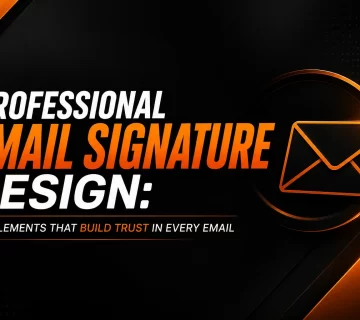 Professional email signature design guide 1 360x320