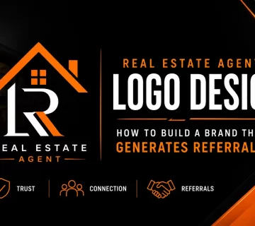 Real estate agent logo design referrals 360x320