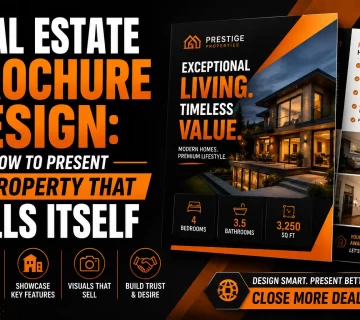 Real estate brochure design property sells 1 360x320