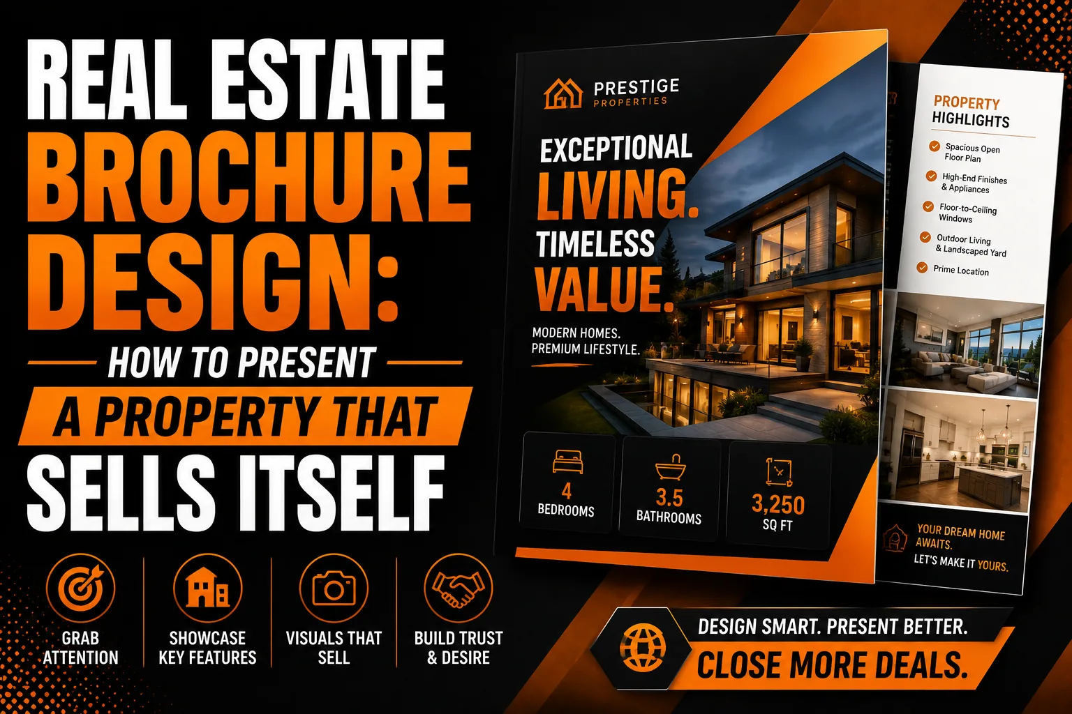 Real estate brochure design property sells 1