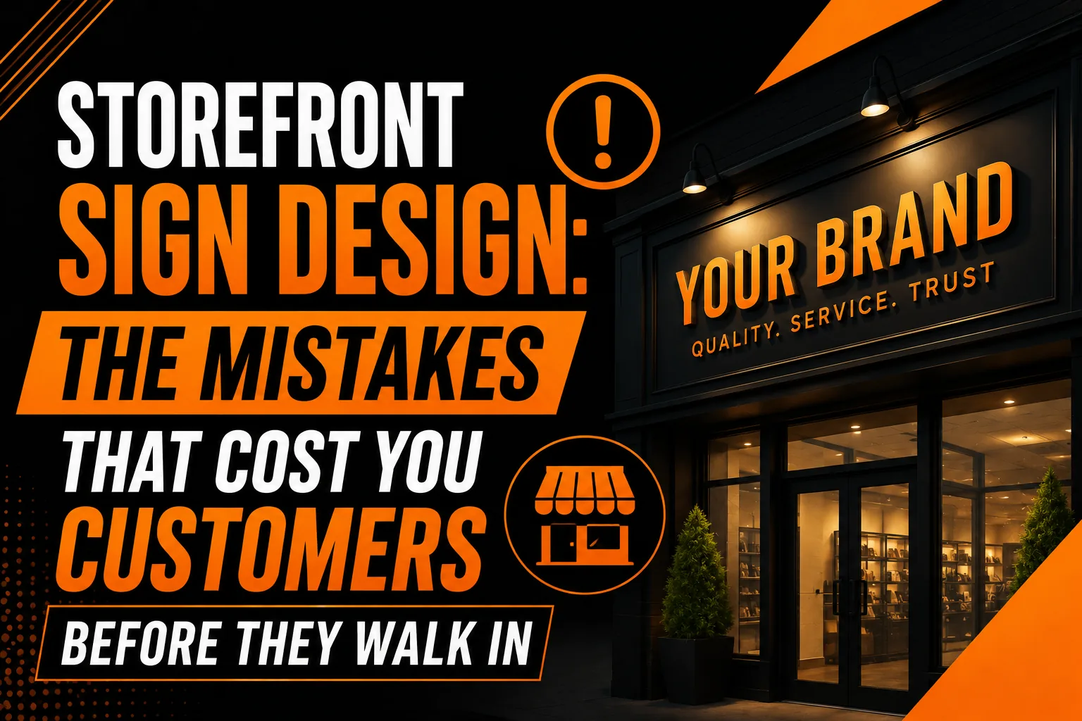 Storefront sign design mistakes