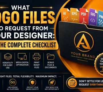 What logo files to request from your designer 360x320
