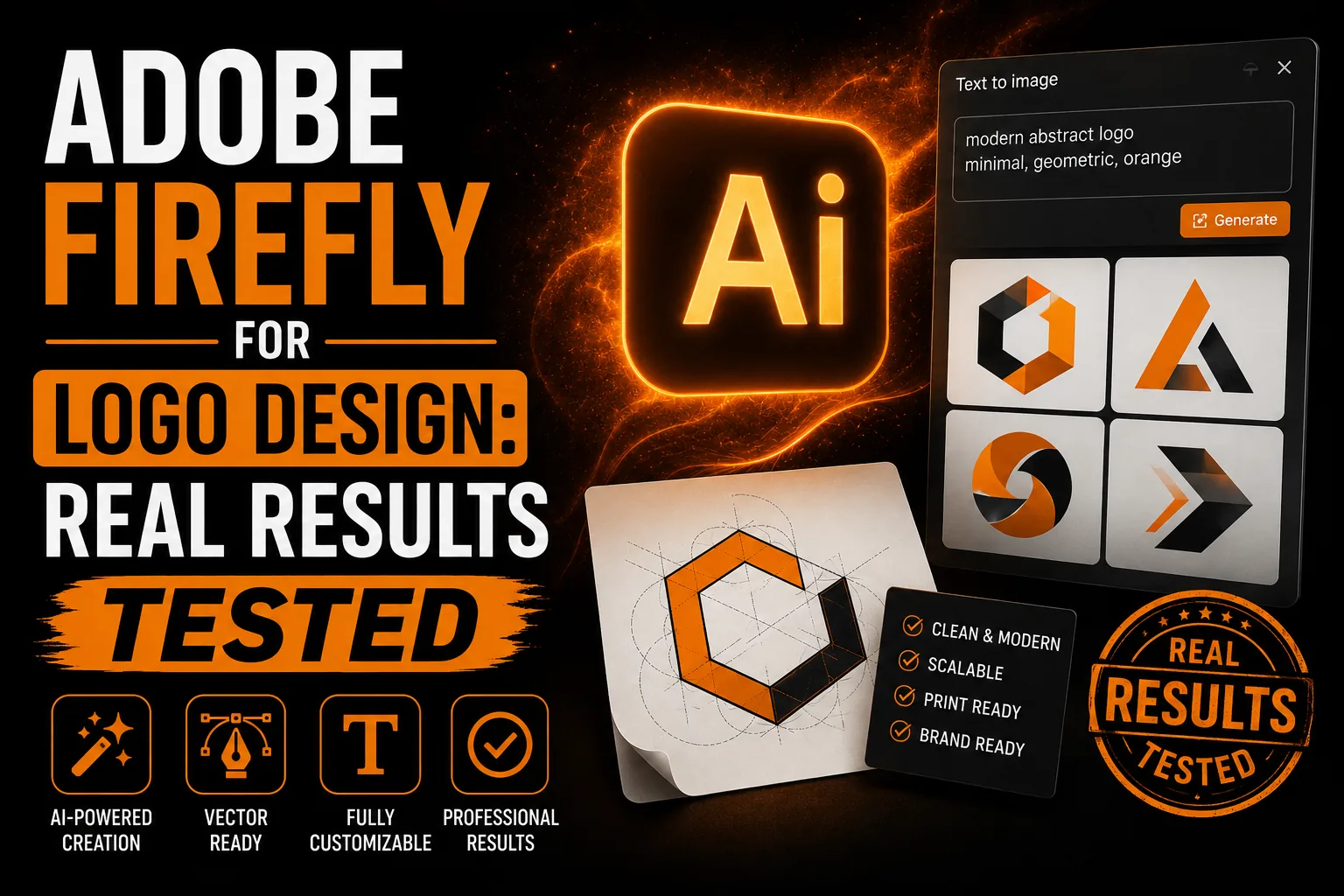 Adobe Firefly for Logo Design Real Results Tested