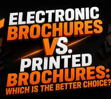 Electronic Brochures vs  Printed Brochures 360x320