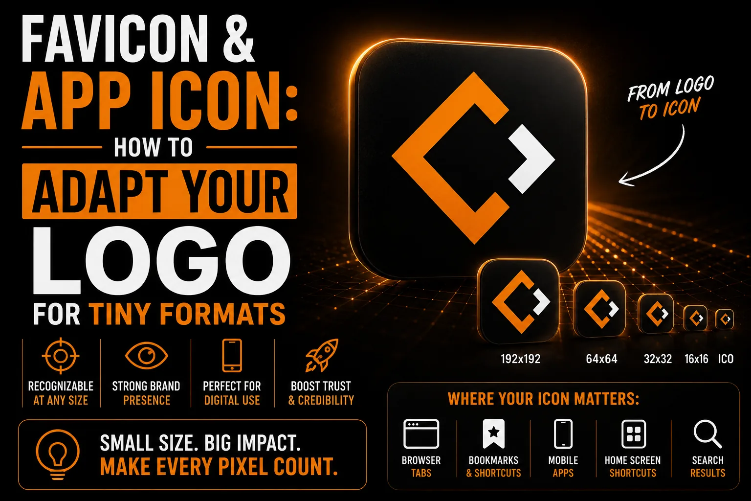 Favicon and App Icon How to Adapt Your Logo for Tiny Formats