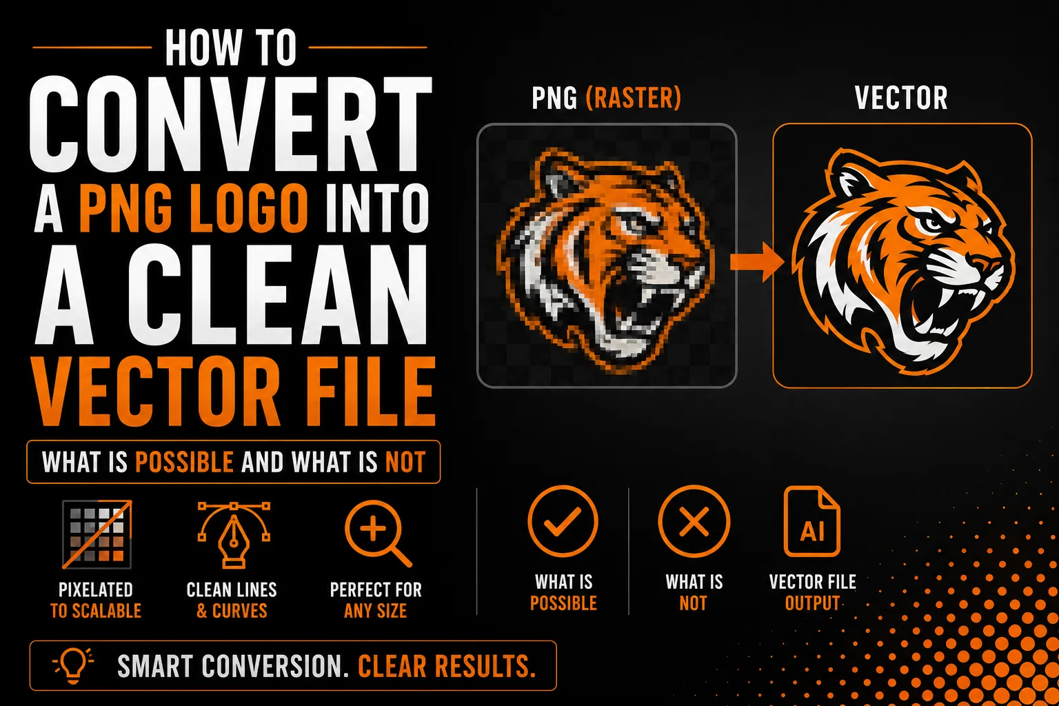 How to Convert a PNG Logo Into a Clean Vector File What Is Possible and What Is Not