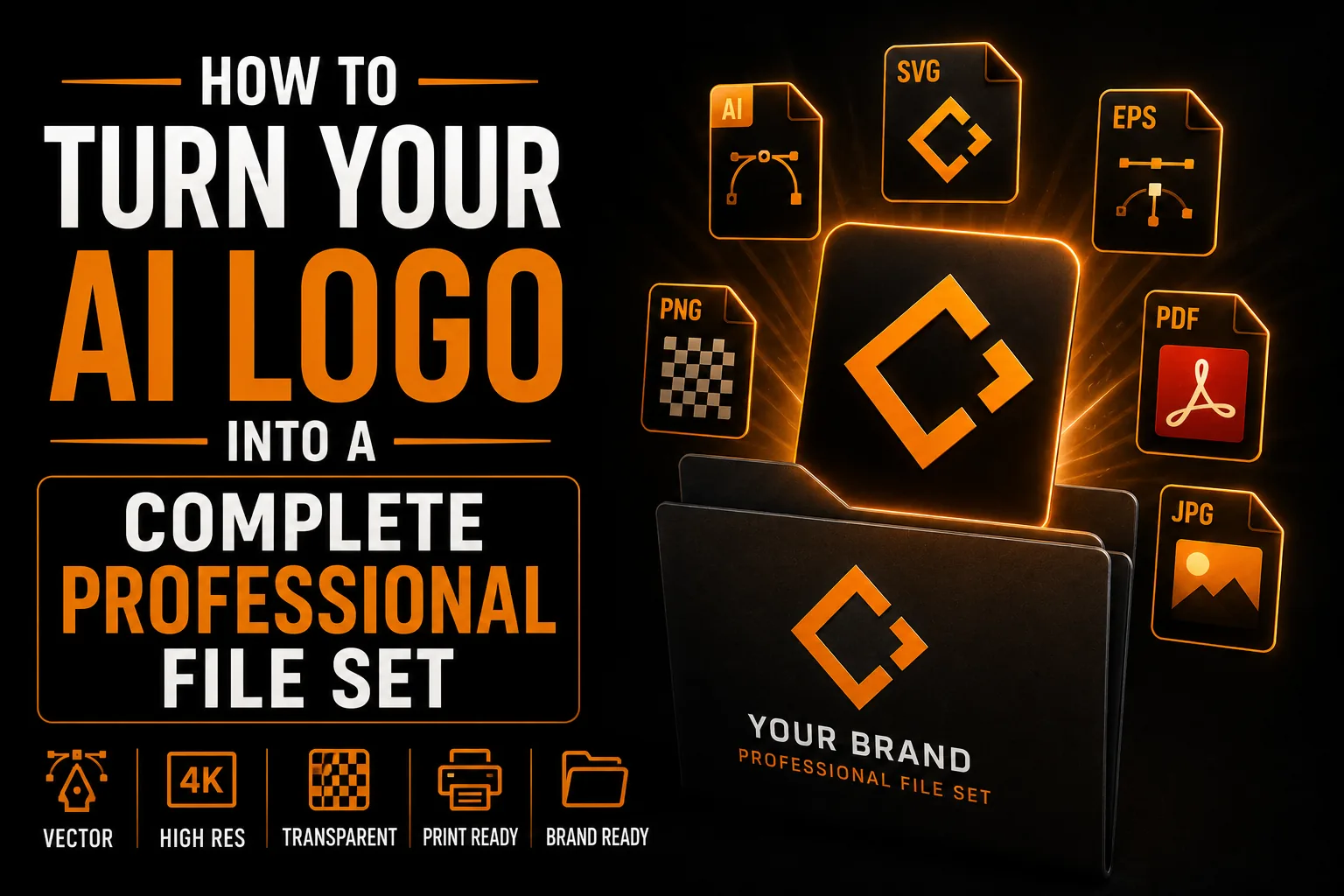 How to Turn Your AI Logo Into a Complete Professional File Set