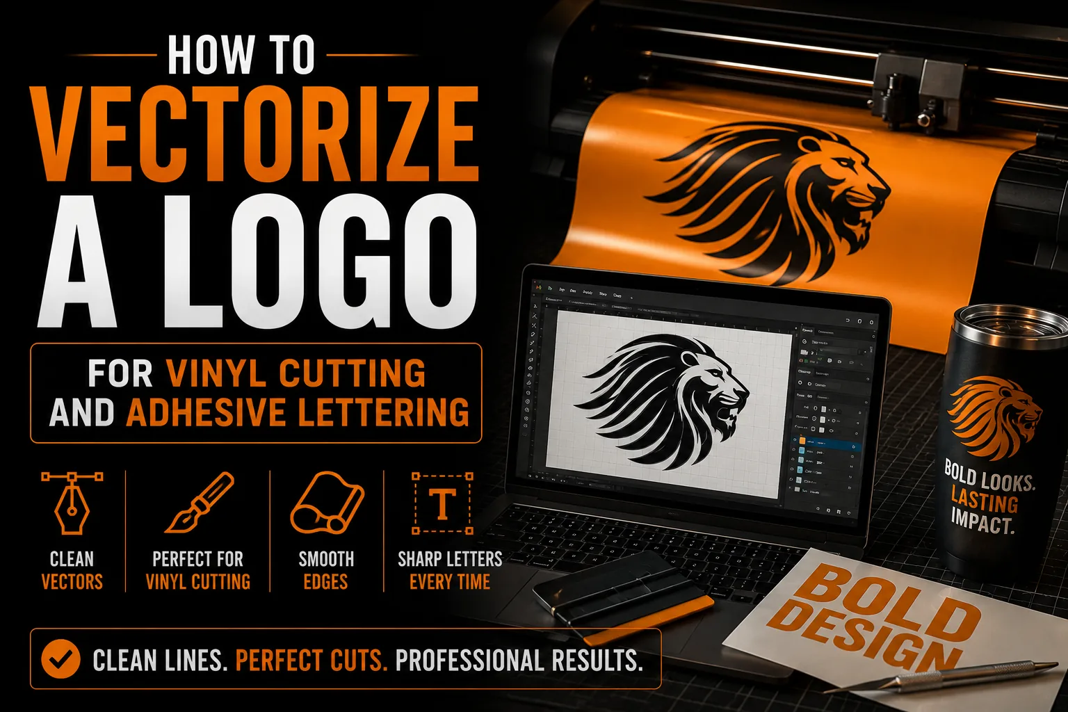 How to Vectorize a Logo for Vinyl Cutting and Adhesive Lettering