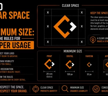Logo Clear Space and Minimum Size The Rules for Proper Usage 360x320