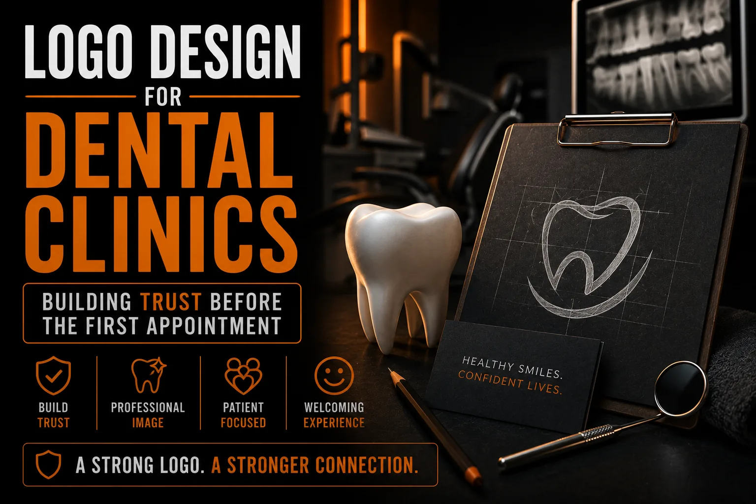 Logo Design for Dental Clinics Building Trust Before the First Appointment