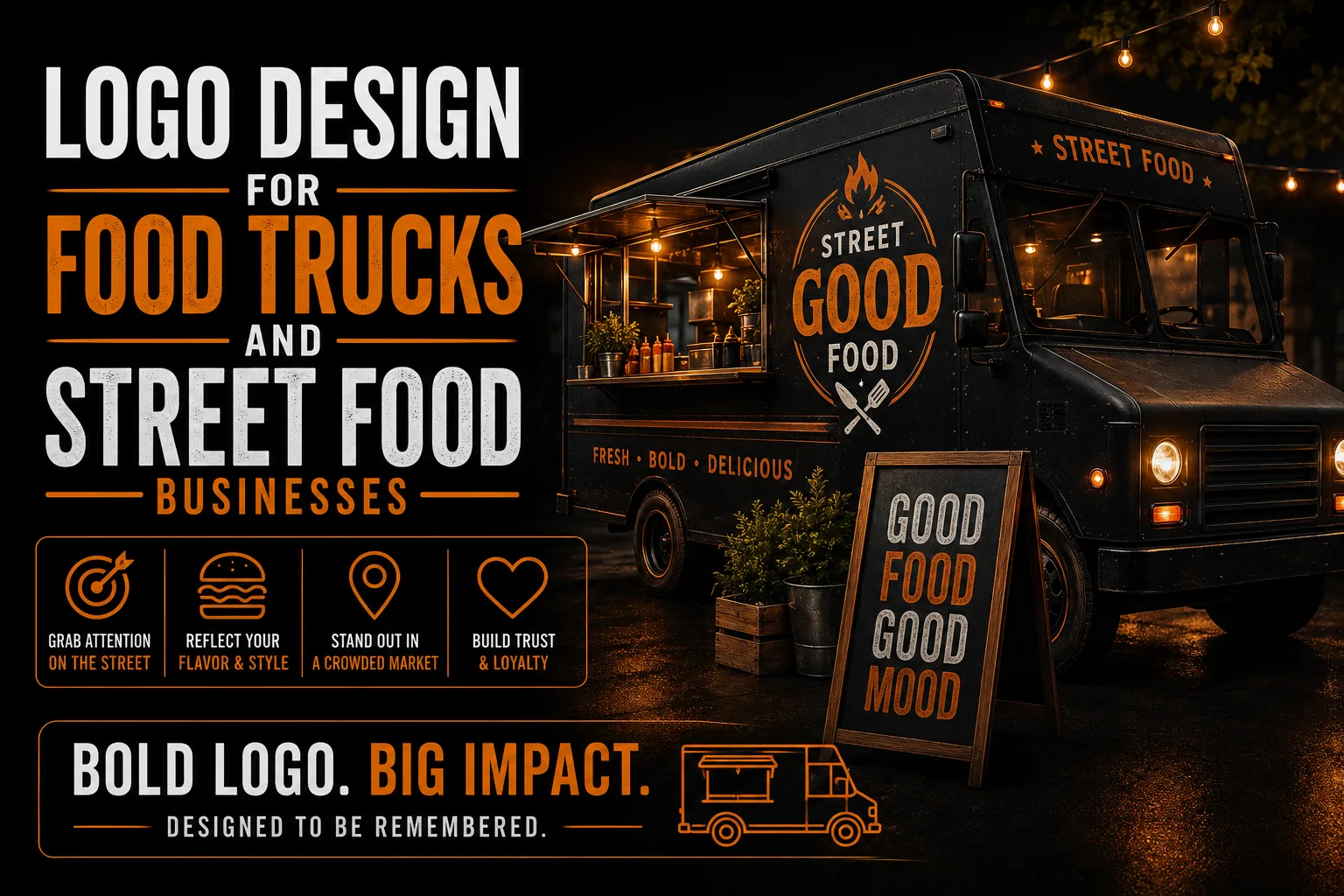 Logo Design for Food Trucks and Street Food Businesses