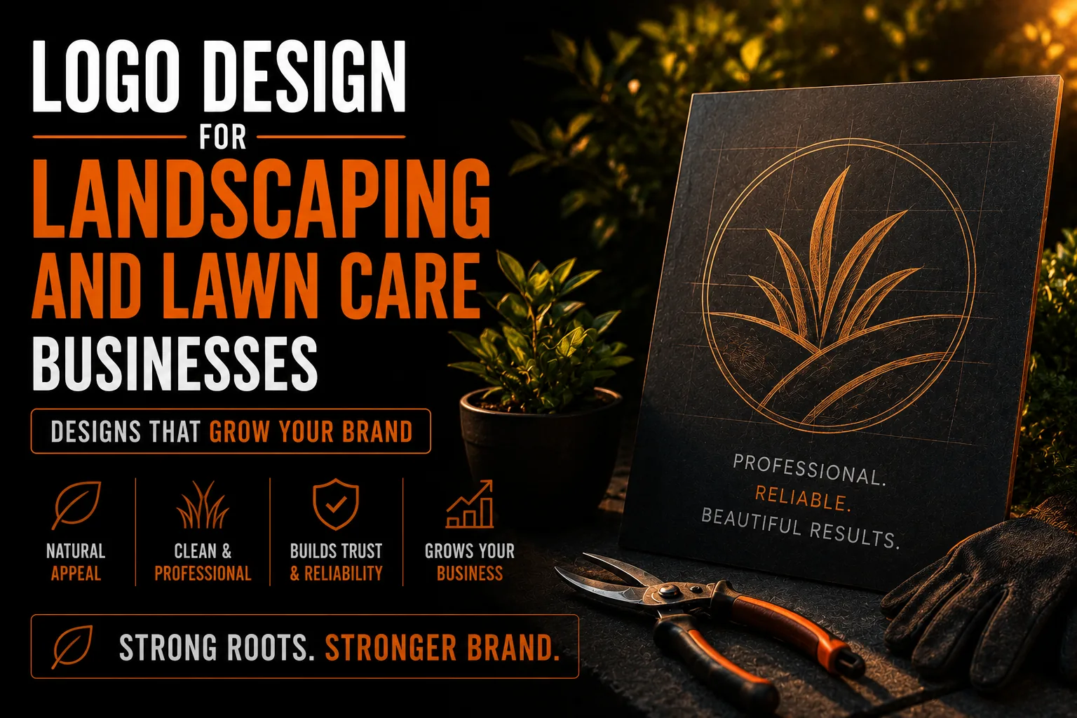Logo Design for Landscaping and Lawn Care Businesses