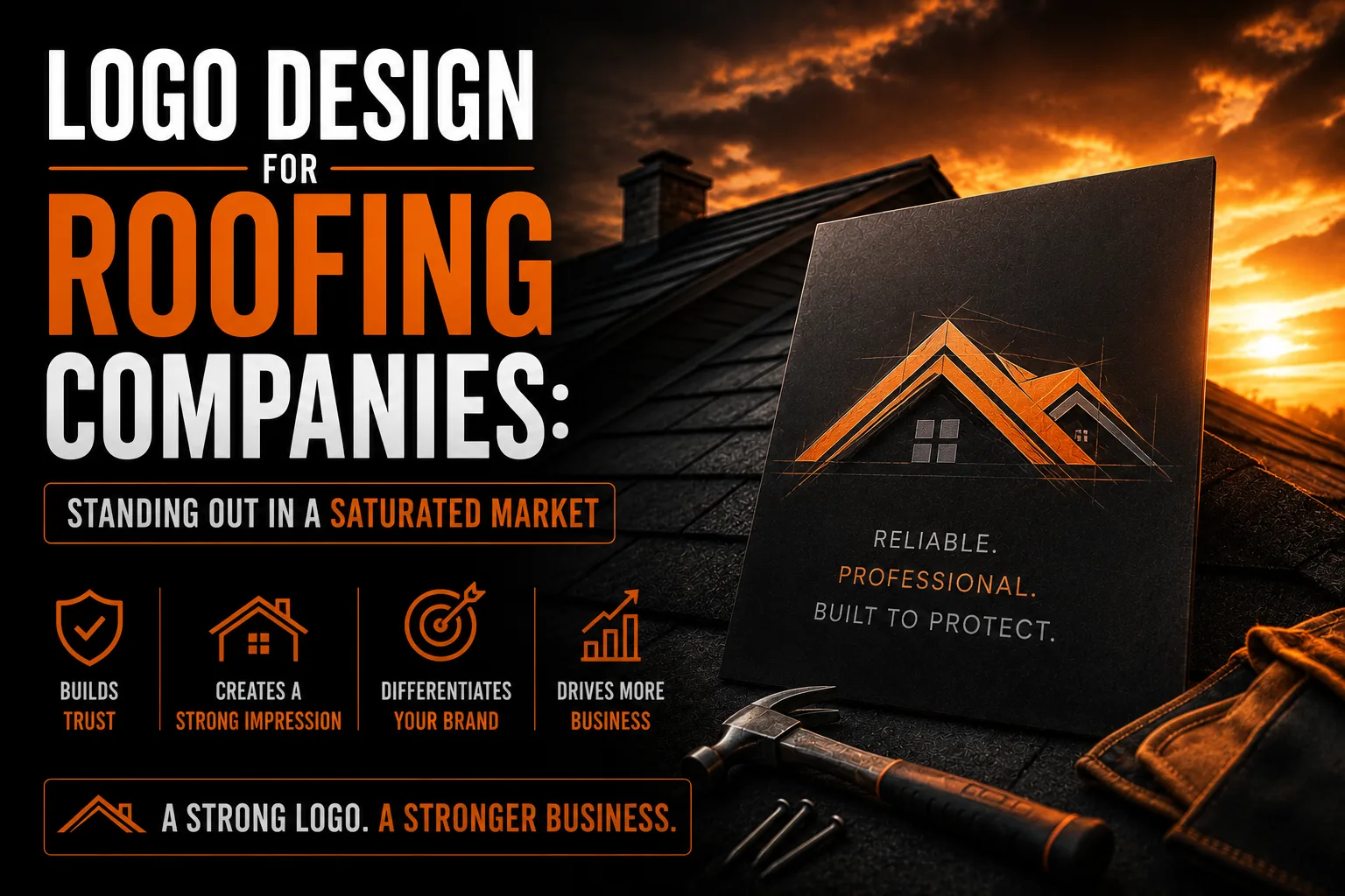 Logo Design for Roofing Companies Standing Out in a Saturated Market