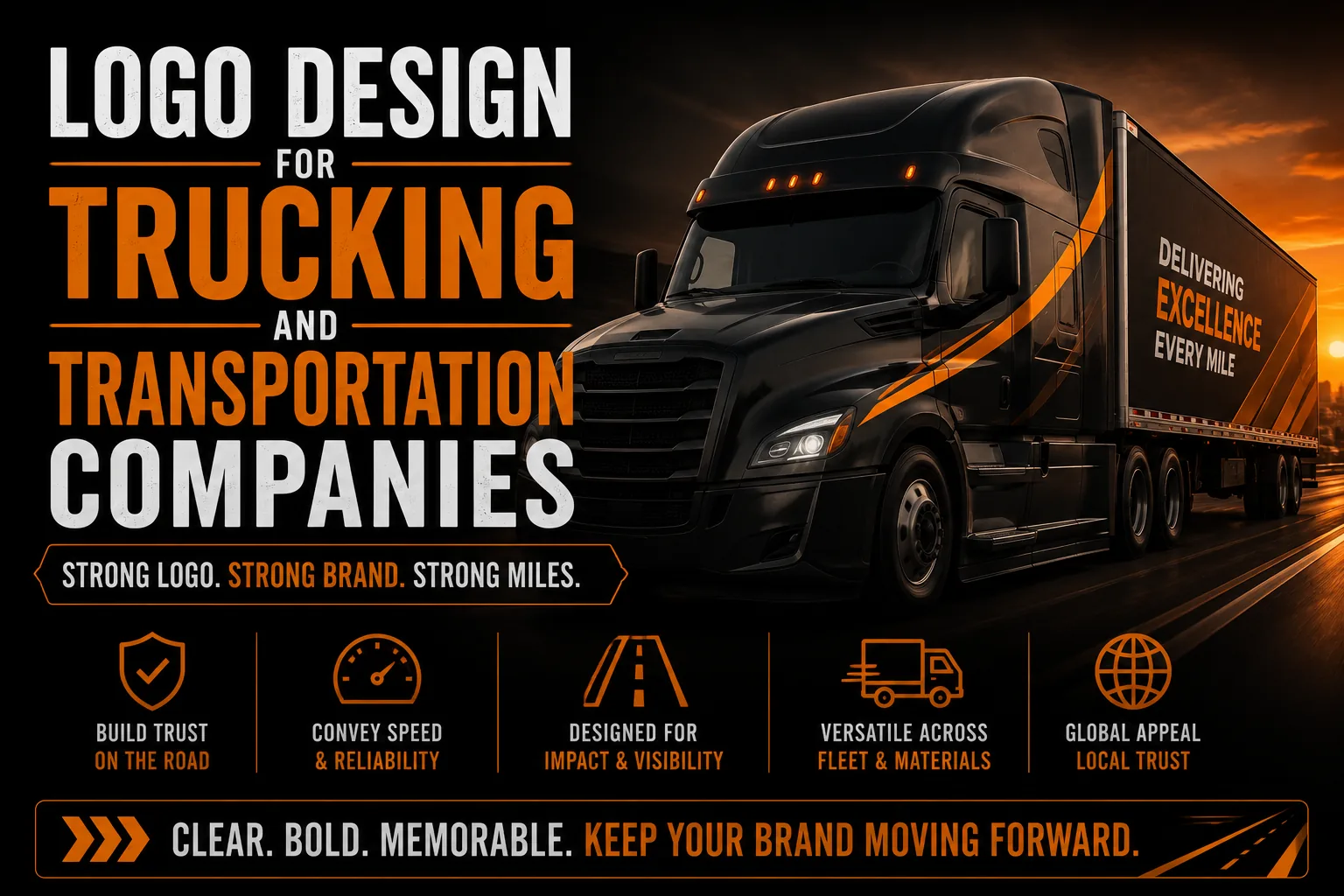 Logo Design for Trucking and Transportation Companies