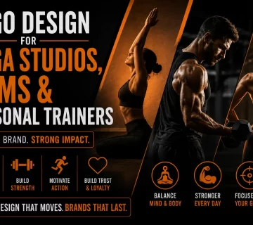 Logo Design for Yoga Studios Gyms and Personal Trainers 360x320