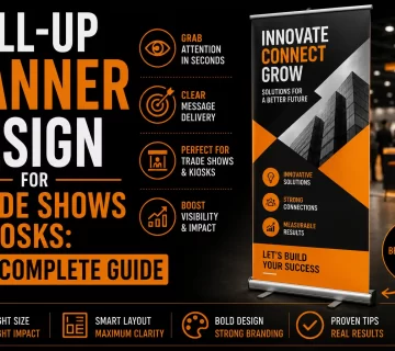 Roll Up Banner Design for Trade Shows and Kiosks The Complete Guide 360x320