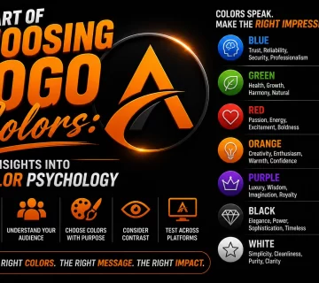 The Art of Choosing Logo Colors 360x320