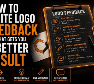 How to Write Logo Feedback That Gets You a Better Result 360x320