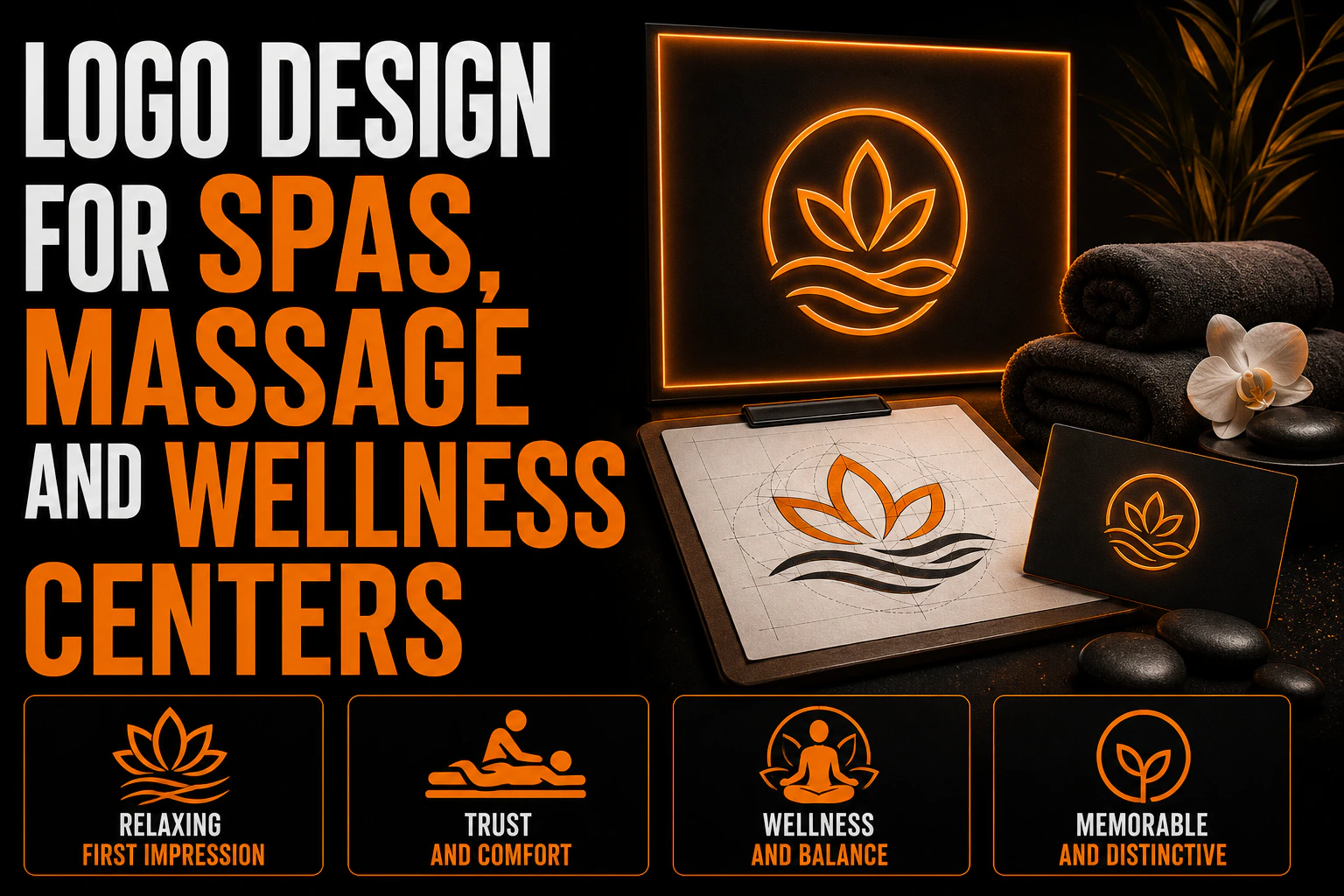 Logo Design for Spas Massage and Wellness Centers The Mark That Leaves the Building
