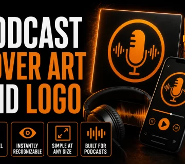 Podcast Cover Art and Logo Designed to Survive a 200Pixel Thumbnail 360x320