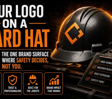 Your Logo on a Hard Hat The One Brand Surface Where Safety Decides Not You 360x320