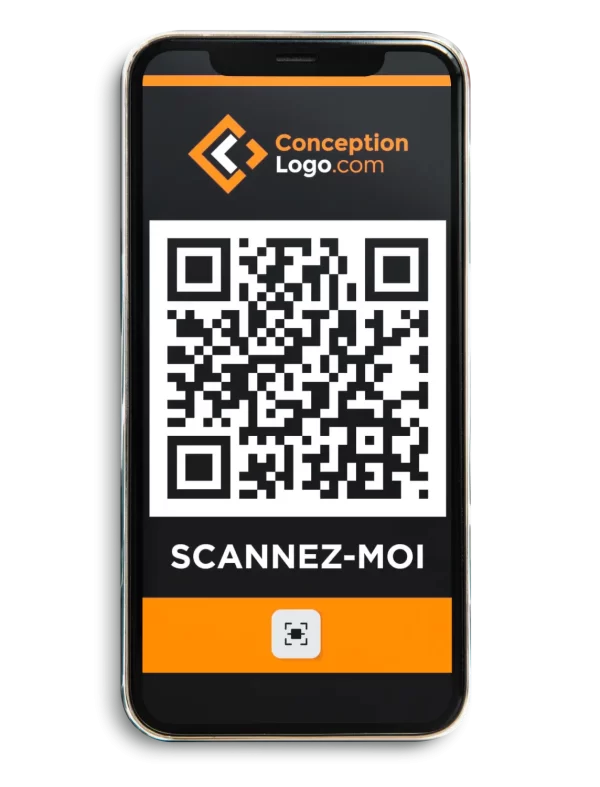 Exemple de carte d’affaires numérique cliquable affichée sur un téléphone