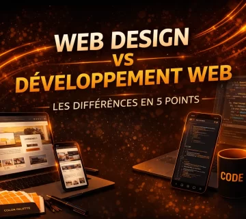 Web design vs Developpement web 360x320
