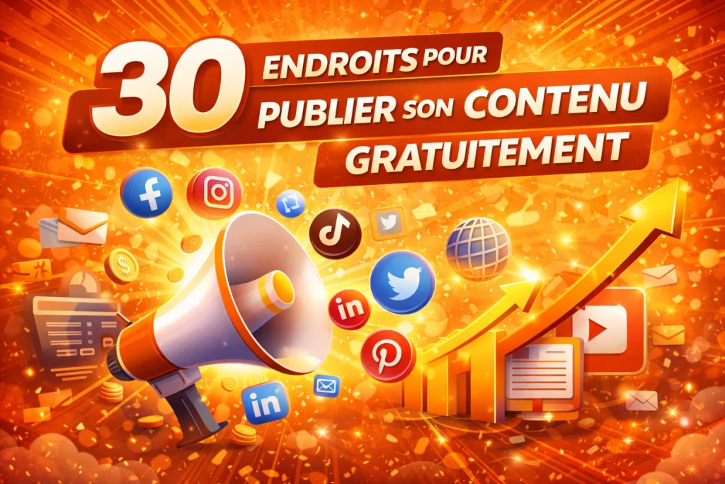 30 Endroits Puissants pour Publier son Contenu Gratuitement et Developper son Business 1024x683