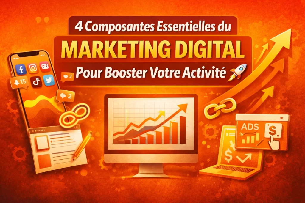 4 composantes essentielles du marketing digital pour booster votre activite 1024x683