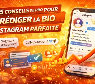 5 Conseils de Pro pour Rediger la Bio Instagram Parfaite et Attirer Plus dAbonnes 360x320