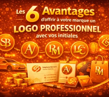 Les 6 avantages doffrir a votre marque un logo professionnel avec vos initiales 360x320