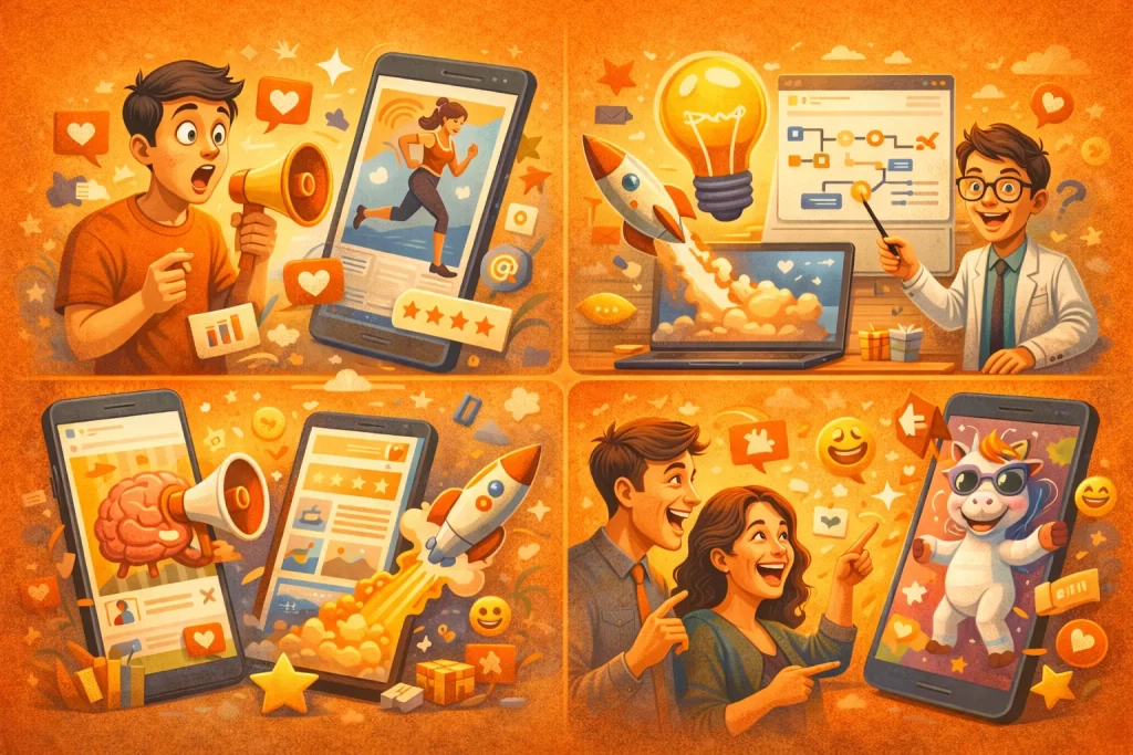 Publications ou stories animees sur vos reseaux sociaux 1024x683