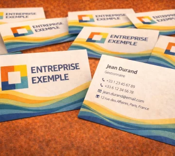 Conception graphique de cartes daffaires un outil indispensable pour votre image professionnelle 360x320