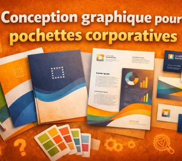 Conception graphique pour pochettes corporatives 360x320