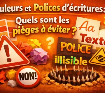 Couleurs et polices decritures quels sont les pieges a eviter 360x320